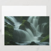 Calming Waterfall Briefpapier (Vorne/Hinten)
