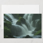 Calming Waterfall Briefpapier (Vorne/Hinten)