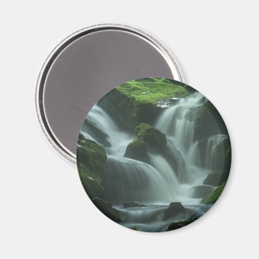 Calming Waterfall Magnet (Vorderseite/Rückseite)