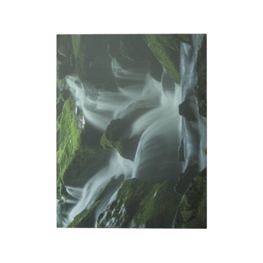 Calming Waterfall Notizblock (Rotiert)