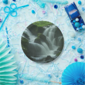 Calming Waterfall Pappteller (Party)