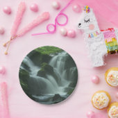 Calming Waterfall Pappteller (Party)