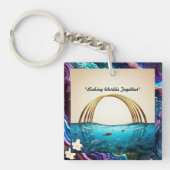 "Calming Waters Rise" Schlüsselanhänger (Vorderseite)