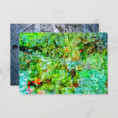 Calming yellow abstract invitation,Yellow abstract Einladung (Vorne/Hinten)