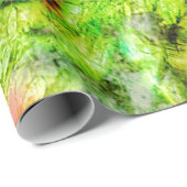 Calming yellow abstract Wrapping Paper,Calming  Geschenkpapier (Rolleneckpunkt)