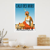 Calo des Moro Mallorca Beach Poster (Küche)