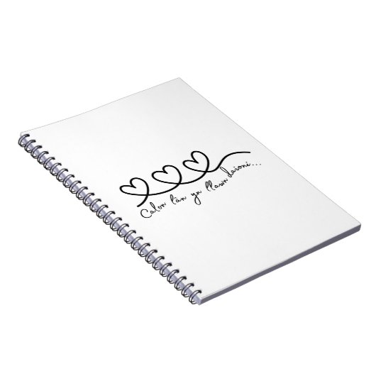 'Calon lan' Welsh Quote-Notebook Notizblock (Rechte Seite)