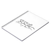 'Calon lan' Welsh Quote-Notebook Notizblock (Linke Seite)