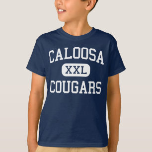 Caloosa Puma-mittlere Kap-Koralle Florida T-Shirt