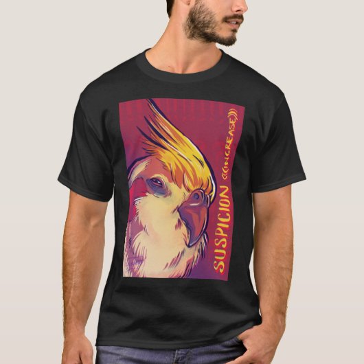 Calopsita Suspicion T - Shirt (Vorderseite)