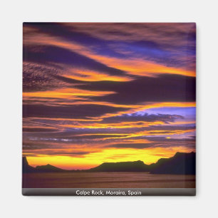 Calpe-Felsen, Moraira, Spanien Magnet