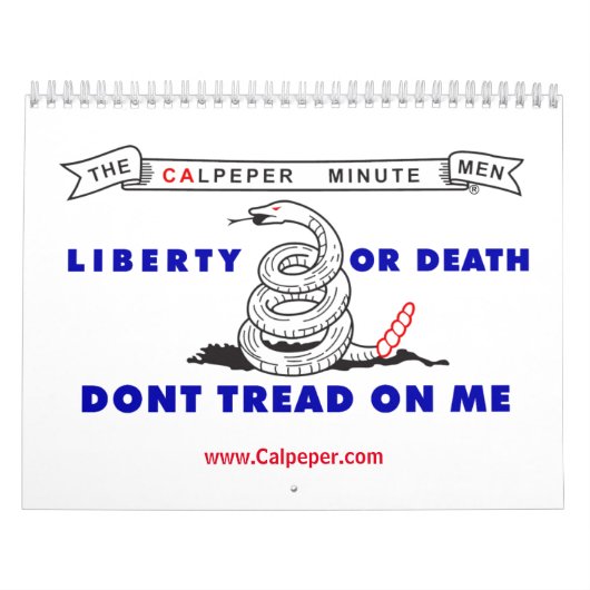Calpeper® amerikanischer Patriot-Kalender Kalender (Titelbild)