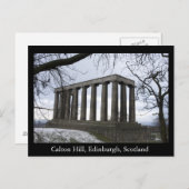 Calton Hill, Edinburgh, Schottland Postkarte (Vorne/Hinten)