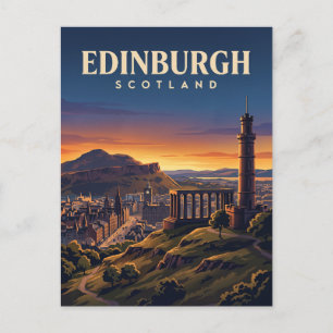 Calton Hill Schottland Postkarte