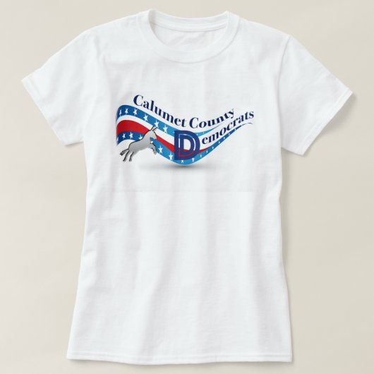 Calumet County Demokraten - der T - Shirt der (Design vorne)