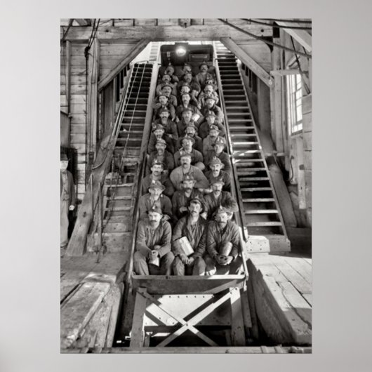 Calumet Kupfer Mines Michigan Circa 1905 Poster (Vorne)