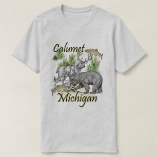 Calumet MI-wild lebende Tiere T-Shirt