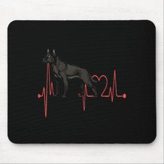 Calupoh-Hunde-Herzschlag Ekg Lustiger Mexikanische Mousepad