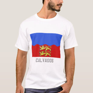 Calvados-Flagge mit Namen T-Shirt