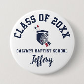 Calvary Baptist School-Button-Logo individuell Button (Vorderseite)