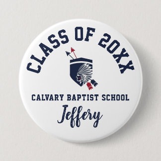 Calvary Baptist School-Button-Logo individuell Button