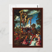 Calvary by Altdorfer, Albrecht Postkarte (Vorne/Hinten)