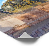 Calvary Skulptur, Karlsbrücke, Prag Poster (Ecke)