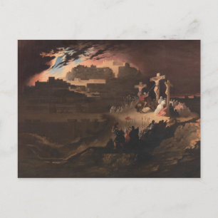 Calvary von John Martin Postkarte