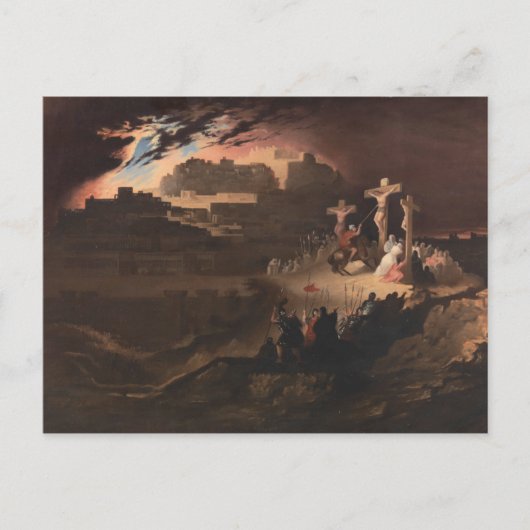 Calvary von John Martin Postkarte (Vorderseite)