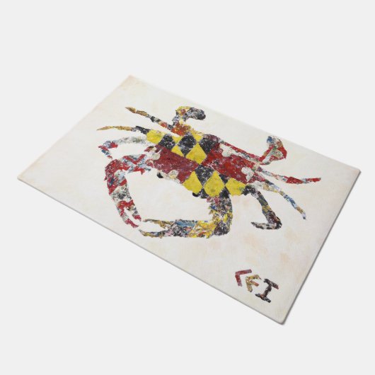 Calver the Maryland crab Doormat Fußmatte (Schrägansicht)