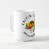 Calvert Landkreis Siegel Kaffeetasse (Vorderseite Links)