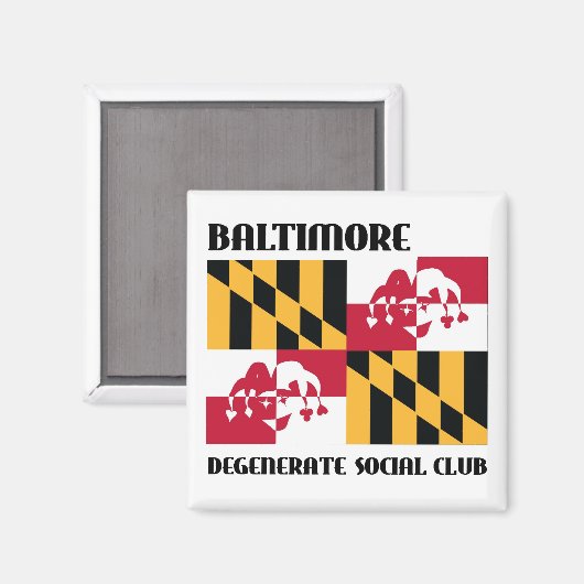 Calvert Magnet (Vorderseite/Rückseite)