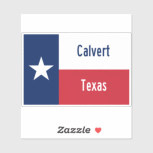Calvert Texas Aufkleber