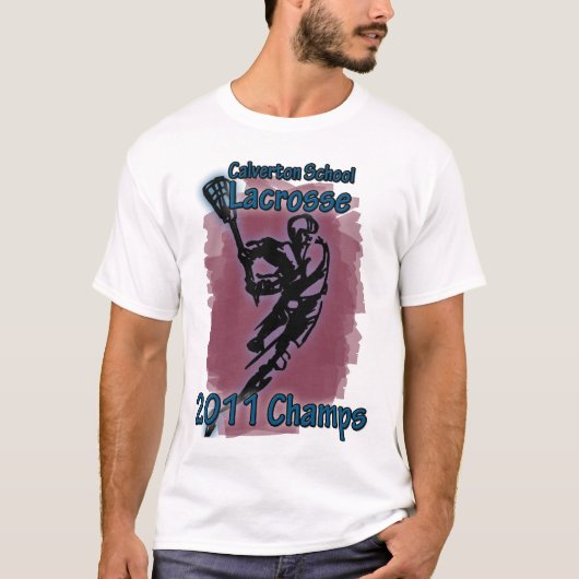 Calverton SchulLacrosse kaut T-Shirt (Vorderseite)