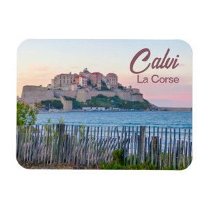Calvi auf Korsika bei Sunset Souvenir Magnet