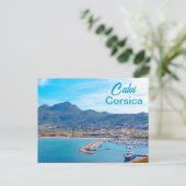 Calvi Panorama Korsika Frankreich Postkarte (Stehend Vorderseite)