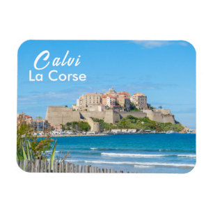 Calvi Zitadelle auf Korsika Frankreich Souvenir Magnet