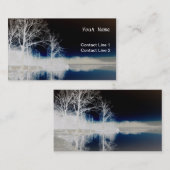 Calvin-blaues Wasser Visitenkarte (Vorne/Hinten)