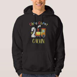 Calvin Choo Choo Zwei Zug 2. Geburtstag Dreht 2 Hoodie