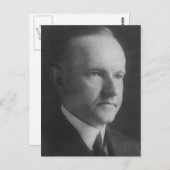 Calvin Coolidge 30 Postkarte (Vorne/Hinten)