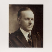 Calvin Coolidge 30. Präsident der USA Puzzle (Vertikal)