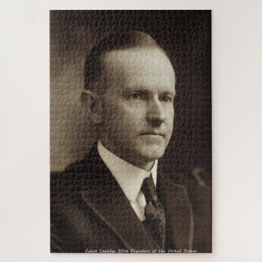 Calvin Coolidge 30. Präsident von Amerika Puzzle (Vertikal)