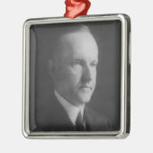 Calvin Coolidge 30. Silbernes Ornament (Links)