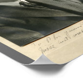 Calvin Coolidge 8x10 signiert Poster (Ecke)