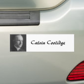Calvin Coolidge Autoaufkleber (Auf Auto)