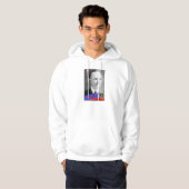 Calvin Coolidge Baseball Card Hoodie (Vorne ganz)