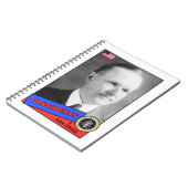 Calvin Coolidge Baseball Card Notizblock (Linke Seite)
