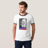 Calvin Coolidge Baseball Card T-Shirt (Vorne ganz)