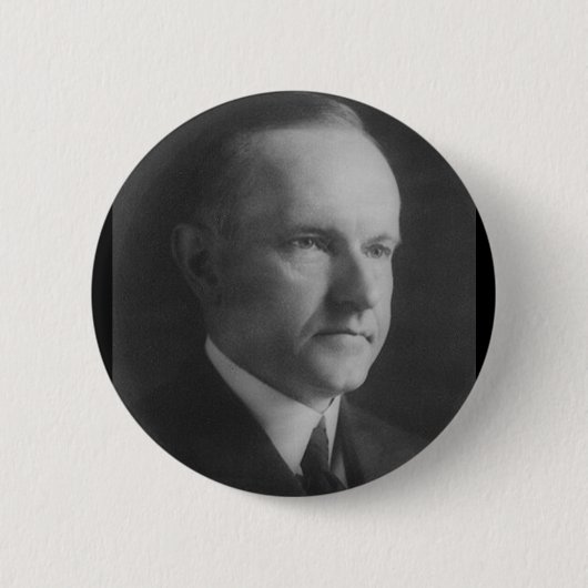 Calvin Coolidge Button (Vorderseite)