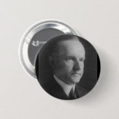 Calvin Coolidge Button (Vorne & Hinten)